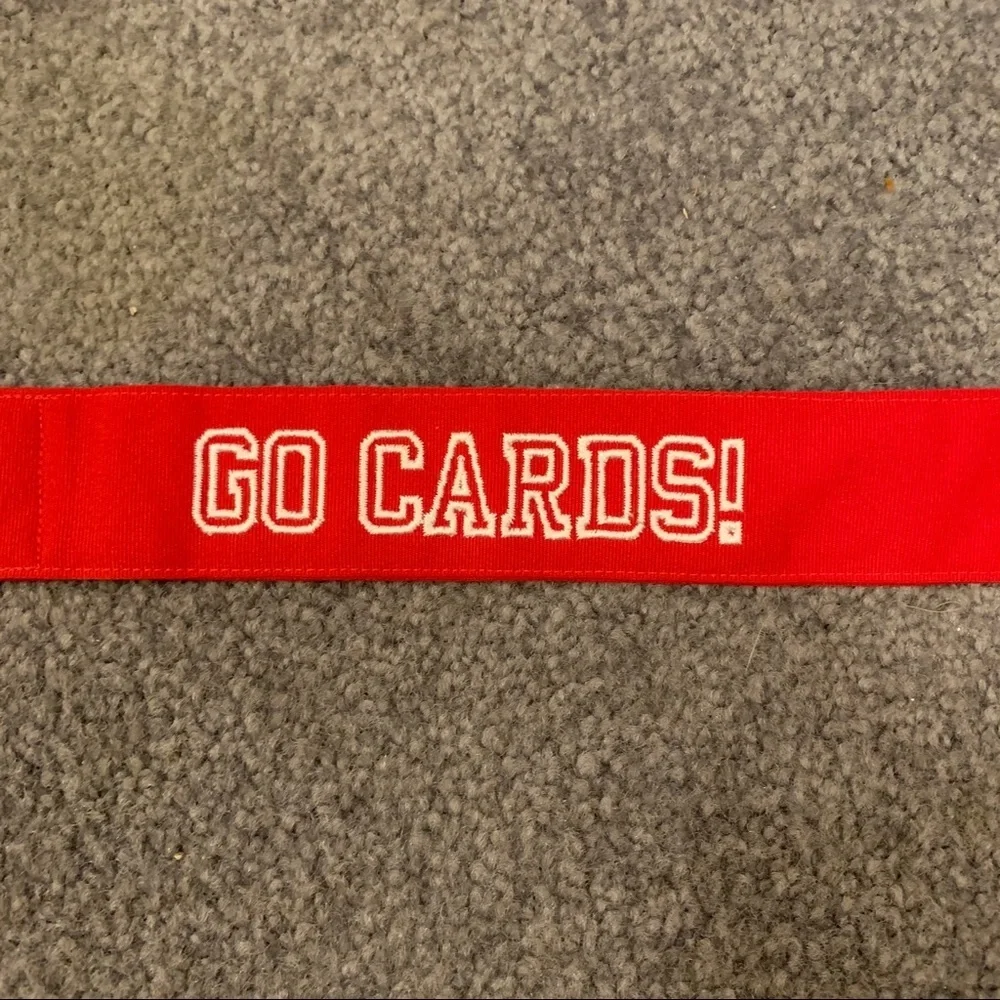 Go Cards! Embroidered Belt. Size M